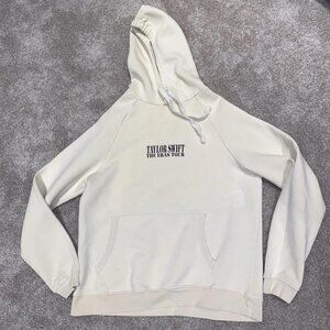 Women's Cream and White Hoodie